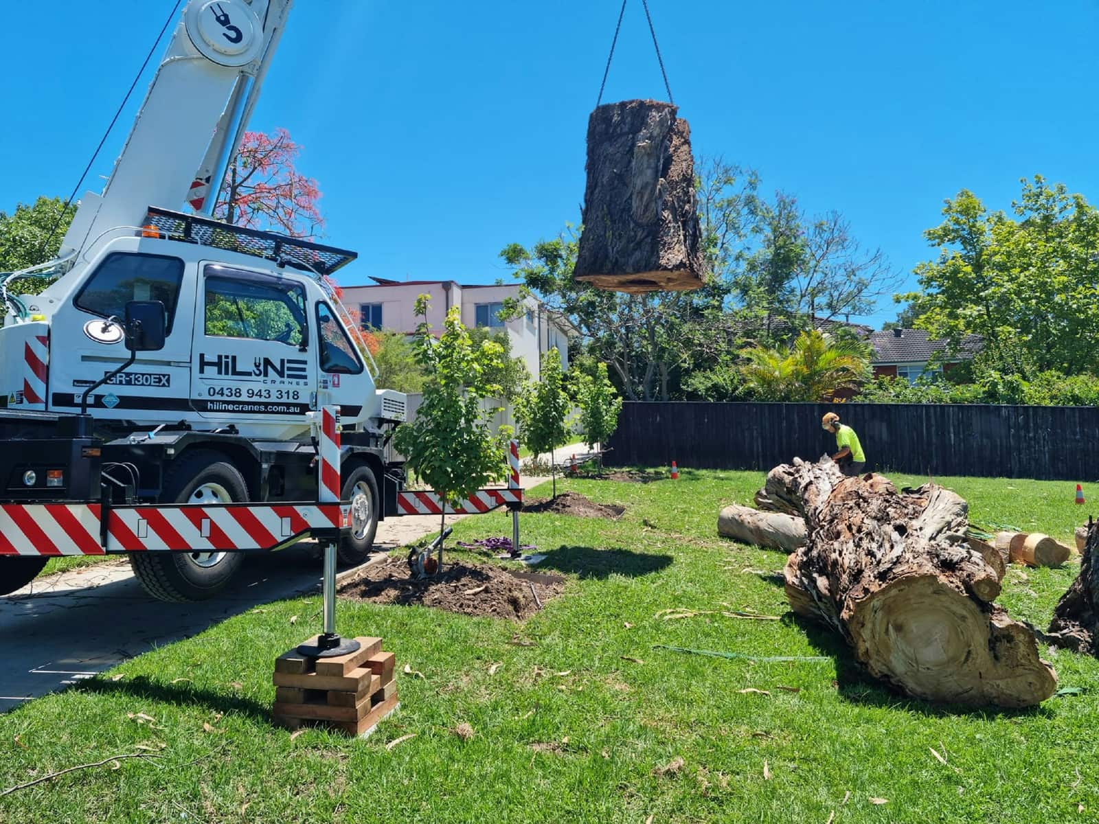 Complete stump removal service